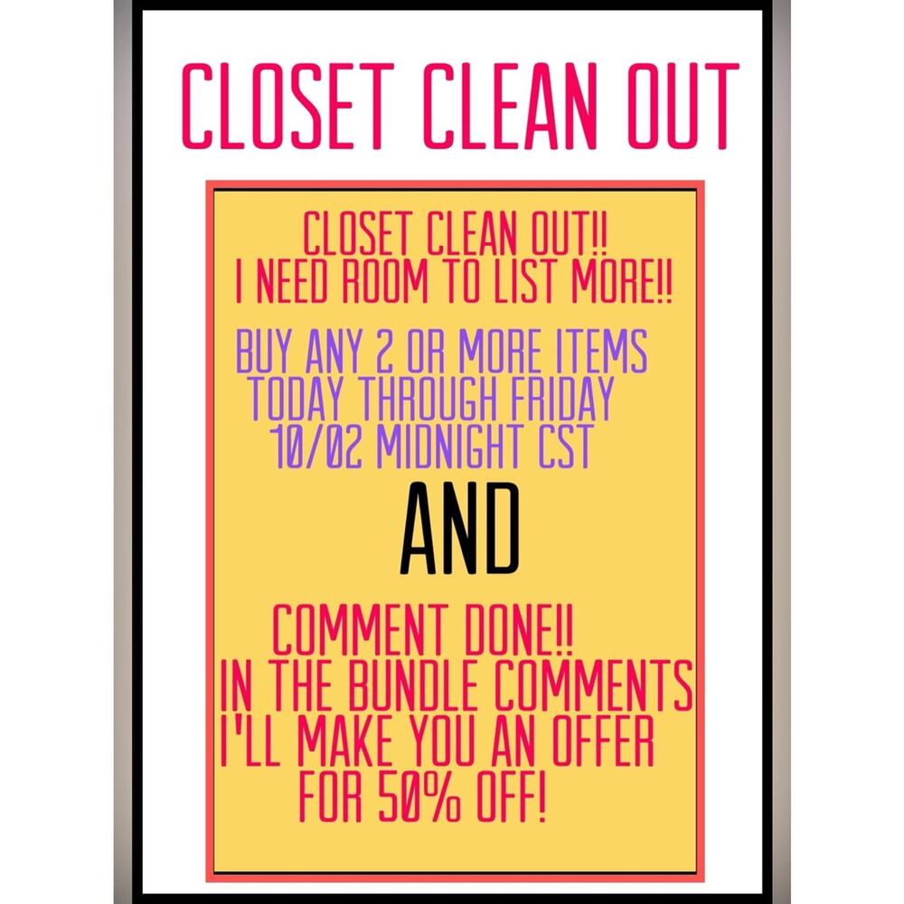 CLOSET CLEAN OUT! So much more to list!!! - Picture 3 of 4